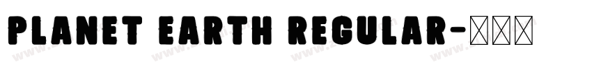 Planet Earth Regular字体转换